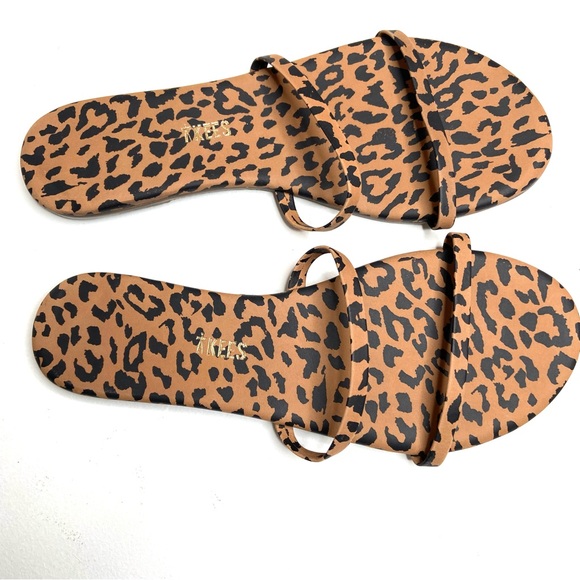 TKEES Gemma Cheetah 2 Strap Samdals - Picture 10 of 12